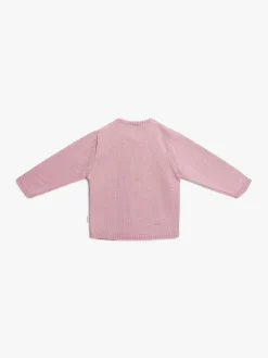 Børn PetiteCherieAtelier Petite Chérie Atelier Margit Babytrøje, Light Pink/Dusty Pink