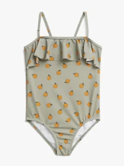 PetiteCherieAtelier Uv & Strand*Petite Chérie Atelier Nathalie UV-Badedragt, Oranges Grøn/Orange