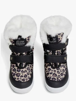 Børn Nordbjrn Petite Chérie Atelier Noelle Vinterstøvler, Black/Leo