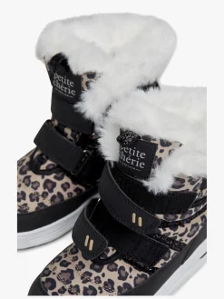 Børn Nordbjrn Petite Chérie Atelier Noelle Vinterstøvler, Black/Leo