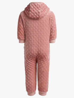 Børn PetiteCherieAtelier Fleecetøj>Petite Chérie Atelier Nour Fleecedragt, Mellow Rose