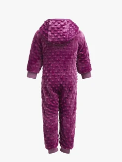 Børn PetiteCherieAtelier Petite Chérie Atelier Nour Fleecedragt, Damson