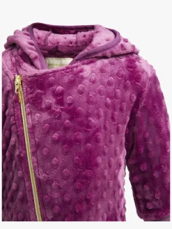 Børn PetiteCherieAtelier Petite Chérie Atelier Nour Fleecedragt, Damson