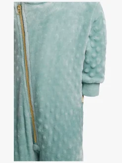 Børn PetiteCherieAtelier Petite Chérie Atelier Nour Fleecedragt, Blue Surf