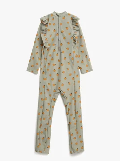 PetiteCherieAtelier Uv & Strand*Petite Chérie Atelier Novalie UV-Dragt, Oranges Grøn/Orange