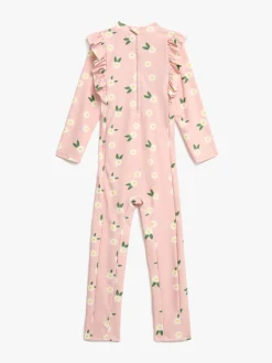 Børn PetiteCherieAtelier Uv & Strand>Petite Chérie Atelier Novalie UV-Dragt, Pink Daisy