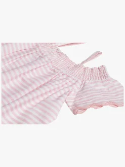 Børn PetiteCherieAtelier Overdele></noscript>Petite Chérie Atelier Phillipa Top, White/Pink