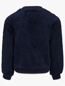 PetiteCherieAtelier Fleecetøj*Petite Chérie Atelier Vienna Fleecetrøje, Black Iris Sort