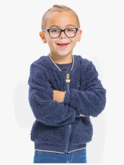 PetiteCherieAtelier Fleecetøj*Petite Chérie Atelier Vienna Fleecetrøje, Navy Blå