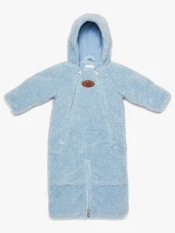PetiteCherie Køreposer*Petite Chérie Blanche Kørepose 2-in-1 Teddy, Blue Fog