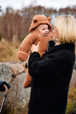 PetiteCherie Køreposer*Petite Chérie Blanche Kørepose 2-in-1 Teddy, Mocha Mousse Brun