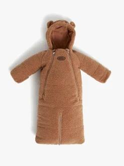 PetiteCherie Køreposer*Petite Chérie Blanche Kørepose 2-in-1 Teddy, Mocha Mousse Brun