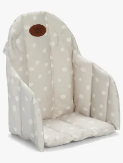 PetiteCherie Petite Chérie Hynde til Højstol Small, Light Grey/Dots