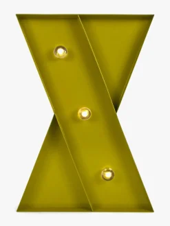 Børn PetiteDeco Petite Déco Bogstavlampe X, d