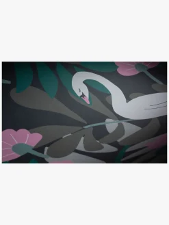 Børn PetiteDeco Petite Déco Tapet Swan, Sort