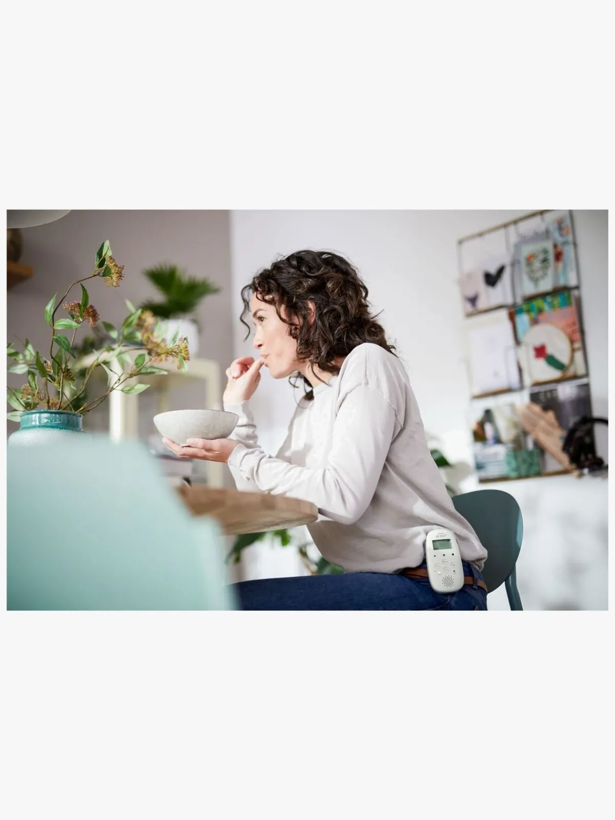 PhilipsAvent Sikkerhed>Philips Avent SCD715 DECT Babyalarm, Hvid/Blå