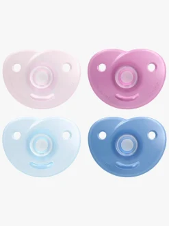 PhilipsAvent Philips Avent Soothie Sut 0-6 mdr., Lyserød/Blå