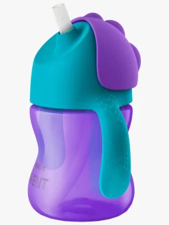 PhilipsAvent Philips Avent Sugerørskop m. Håndtag 200ml, Lilla/Turkis