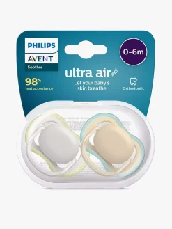PhilipsAvent Sutter & Suttesnore*Philips Avent Ultra Air Sut 0-6m, 2-pak