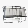 Pinepeak Rektangel Trampolin inkl. Sikkerhedsnet 439x286 cm, Sort