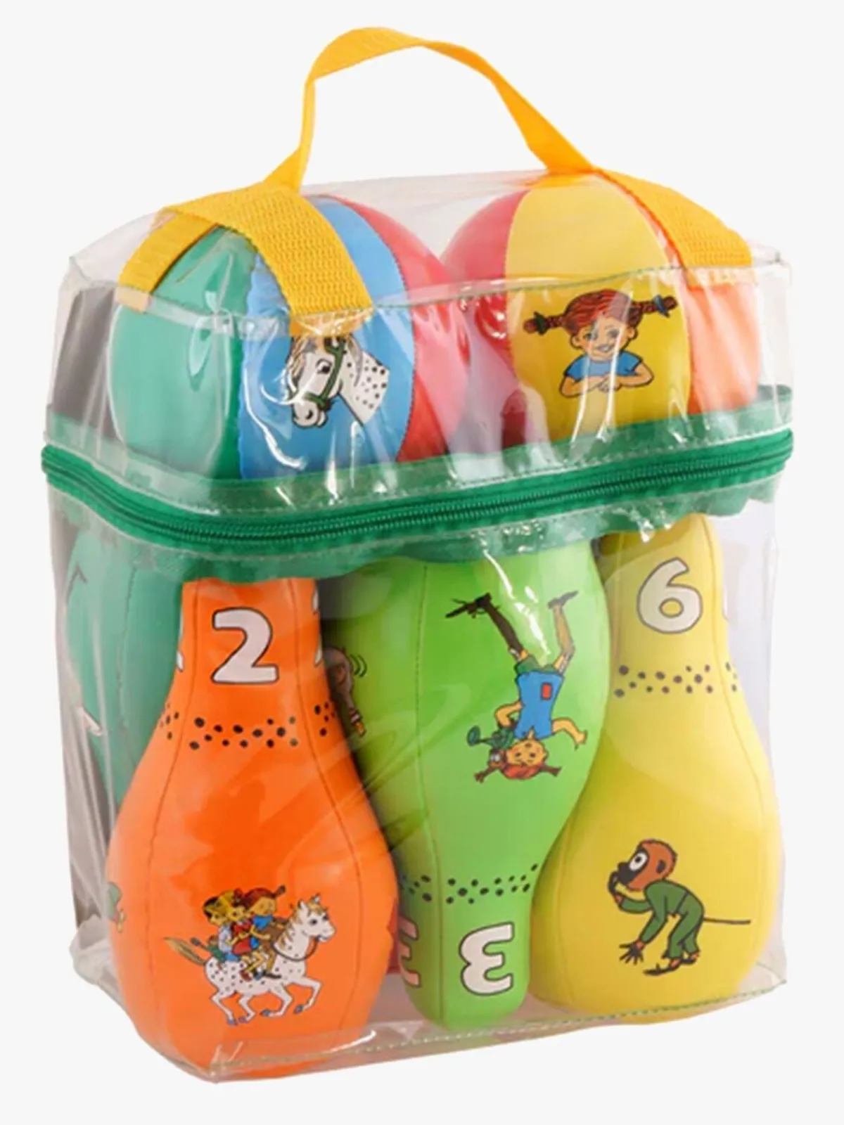 BarboToys Legetøj Til Børn På 0-10 År|Spil & Puslespil*Pippi Langstrømpe Blødt Bowlingsæt