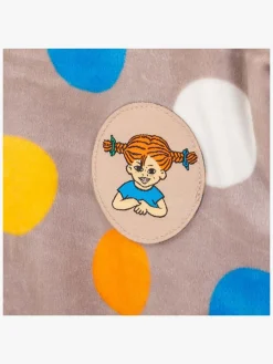 Børn PippiLangstrump Overdele>Pippi Langstrømpe Bubbles Velour Trøje, Beige