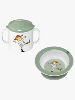 PippiLangstrump Pippi Langstrømpe Cirkus Spisesæt, Grøn