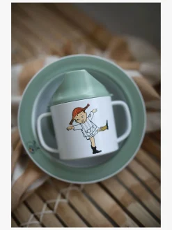 PippiLangstrump Pippi Langstrømpe Cirkus Spisesæt, Grøn