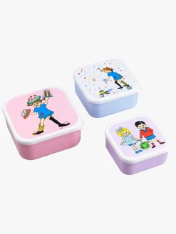 PippiLangstrump Spisetid*Pippi Langstrømpe Fødselsdag Madkasse 3-pak