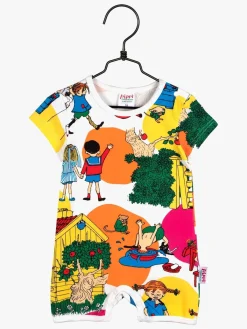 Børn PippiLangstrump Heldragter>Pippi Langstrømpe Villekulla Heldragt, Anilin