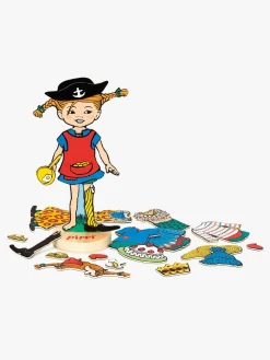 PippiLangstrump Pippi Magnetdukke Skiftetøj