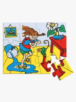 PippiLangstrump Spil & Puslespil>Pippi Træpuslespil 12 Brikker