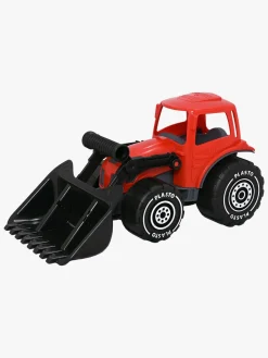 Plasto Udelegetøj>Traktor m. Frontlæsser, Rød/Sort