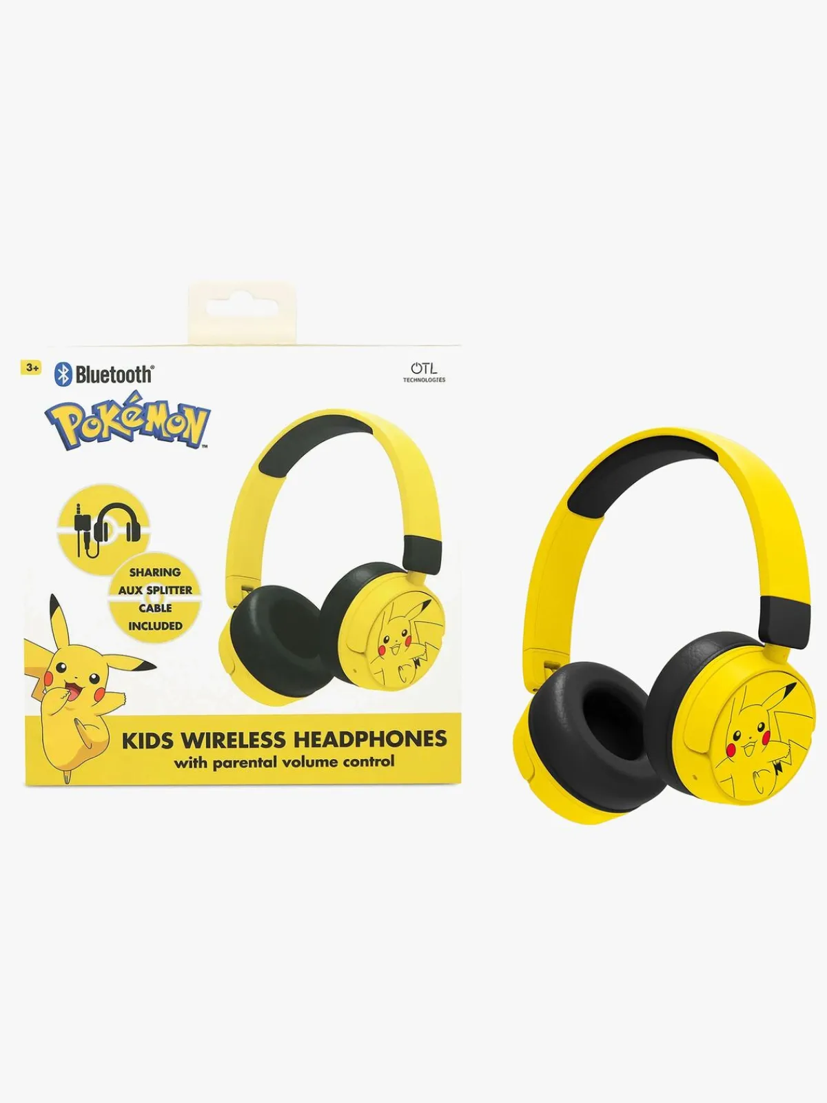 OTLTechnologies Pokémon Høretelefoner Trådløse 85dB-95dB Sharing AUX