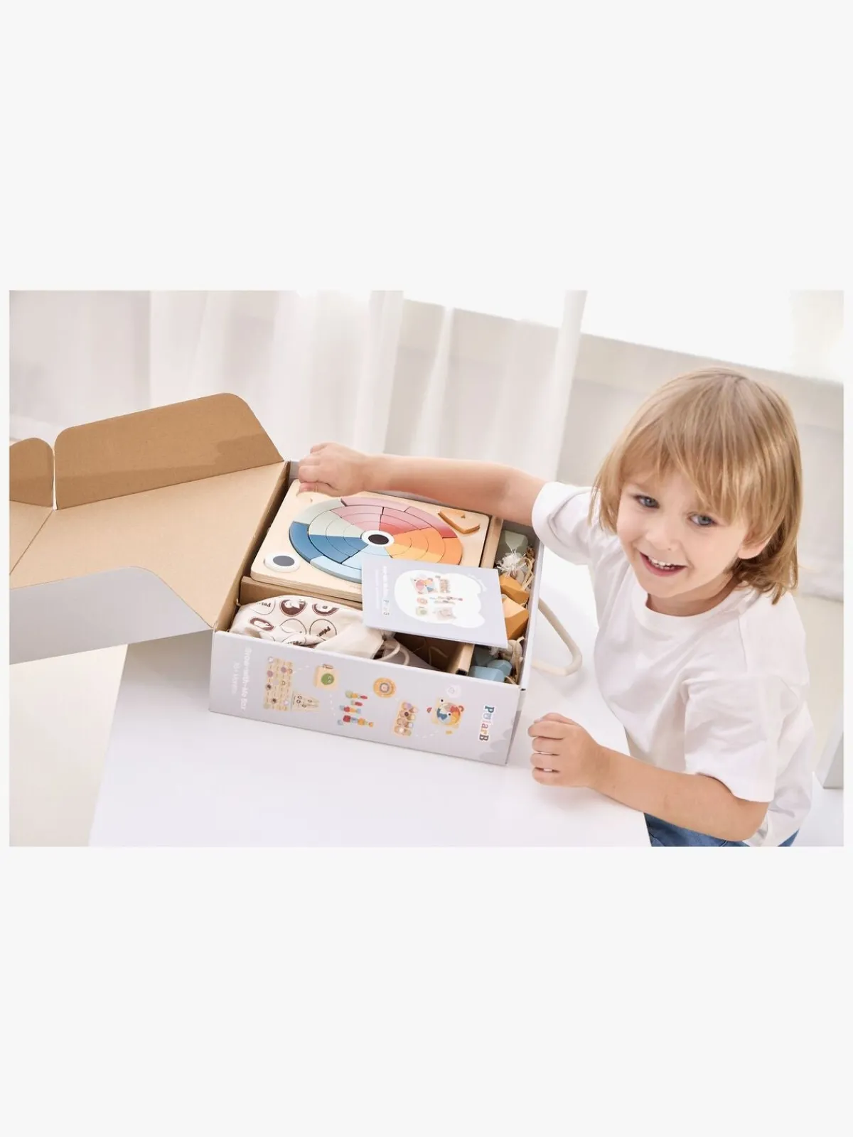 PolarB Motorisk Legetøj*Grow-with-Me Aktivitetssæt Free Spirits 36+ Måneder Hvid