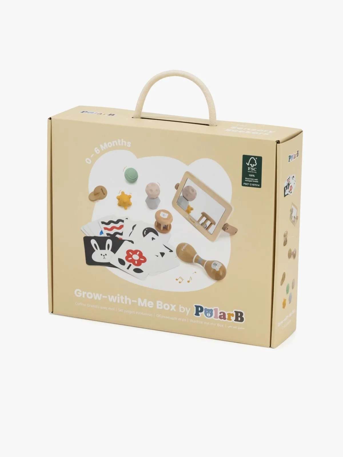 PolarB Motorisk Legetøj>Grow-with-Me Aktivitetssæt Sensory Seekers 0-6 Måneder