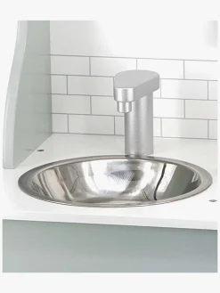 PolarB Rolleleg*Legekøkken med Tilbehør, Mint Grå/Blå/Hvid