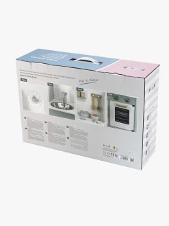 PolarB Rolleleg*Legekøkken med Tilbehør, Mint Grå/Blå/Hvid