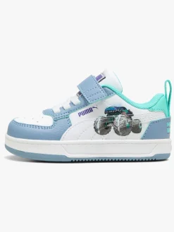 Børn Puma Caven 2.0 Lo Hot Wheels AC+ Infant Sneakers, Cool Blue/White/Aquatic