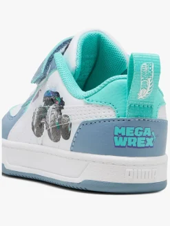 Børn Puma Caven 2.0 Lo Hot Wheels AC+ Infant Sneakers, Cool Blue/White/Aquatic