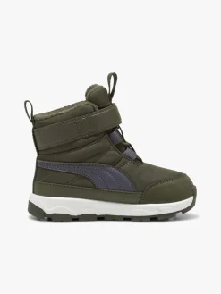 Børn Puma Evolve Puretex AC Inf Vinterstøvler, Grøn