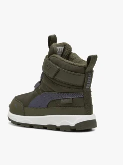 Børn Puma Evolve Puretex AC Inf Vinterstøvler, Grøn
