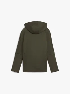 Børn Puma Evostripe Full-Zip Hættetrøje, Grøn