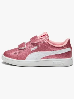 Puma Sneakers*Smash 3.0 Glitz Glam V PS Sneakers, Peach Smoothie/White