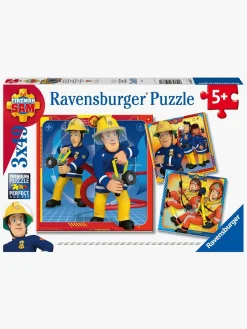 BrandmanSam2 Ravensburger Puslespil Brandmand Sam Til Undsætning! 3x49 Brikker