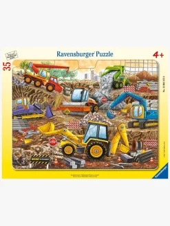 Børn Ravensburger Rammepuslespil Byggeplads 35 Brikker