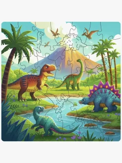 Ravensburger Spil & Puslespil>Træpuslespil Dinosaurer 44 Brikker