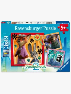 Ravensburger Spil & Puslespil>Zootopia 2 Puslespil 3-i-1