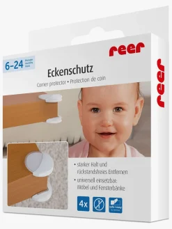 Reer Sikkerhed></noscript>Hjørnebeskyttere Ovale, Hvid