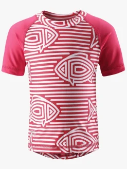 Reima Uv & Strand*Azores Badetrøje, Strawberry Red